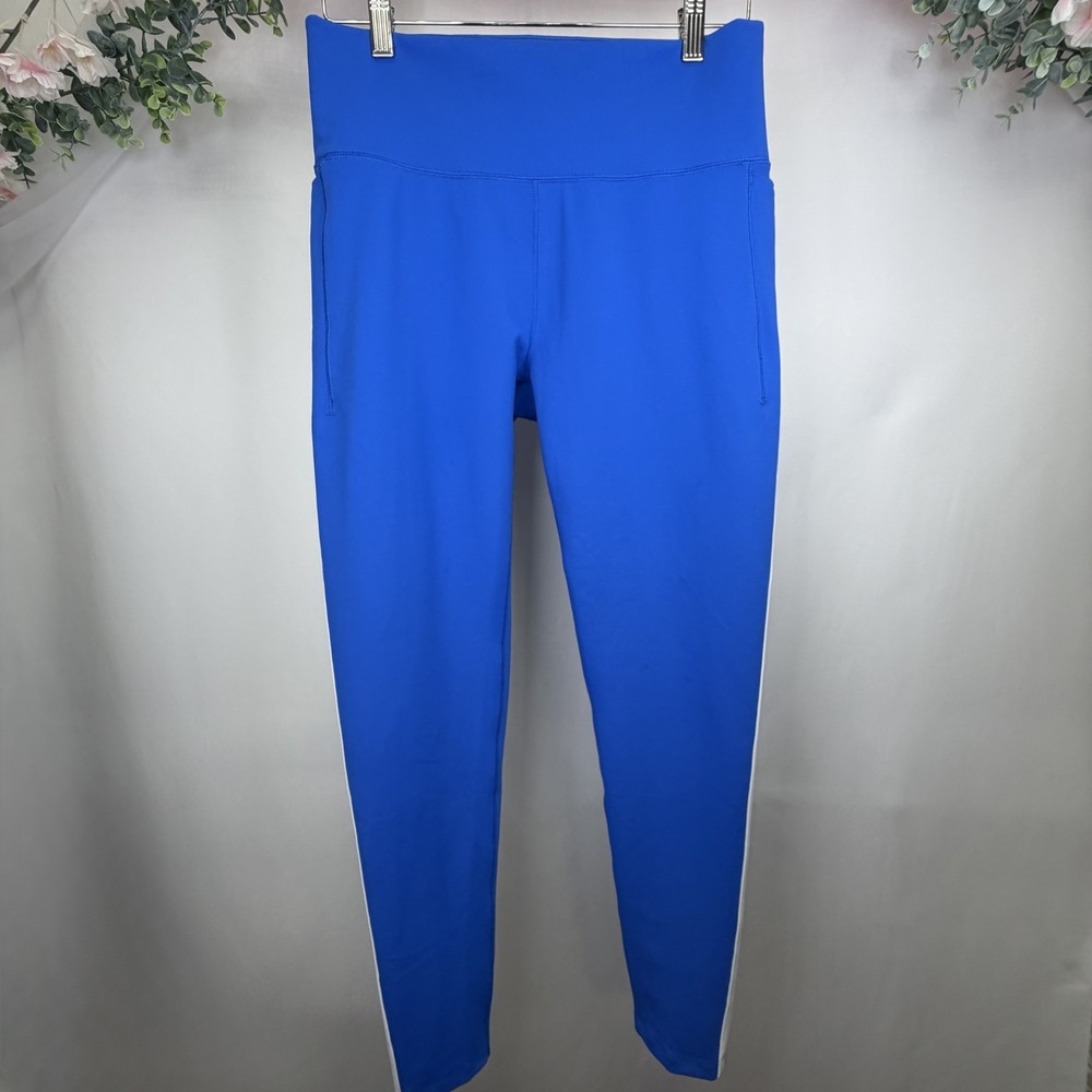 DSG Momentum 2.0 Leggings Women's L‎ Full Length NWT Athleisure Blue